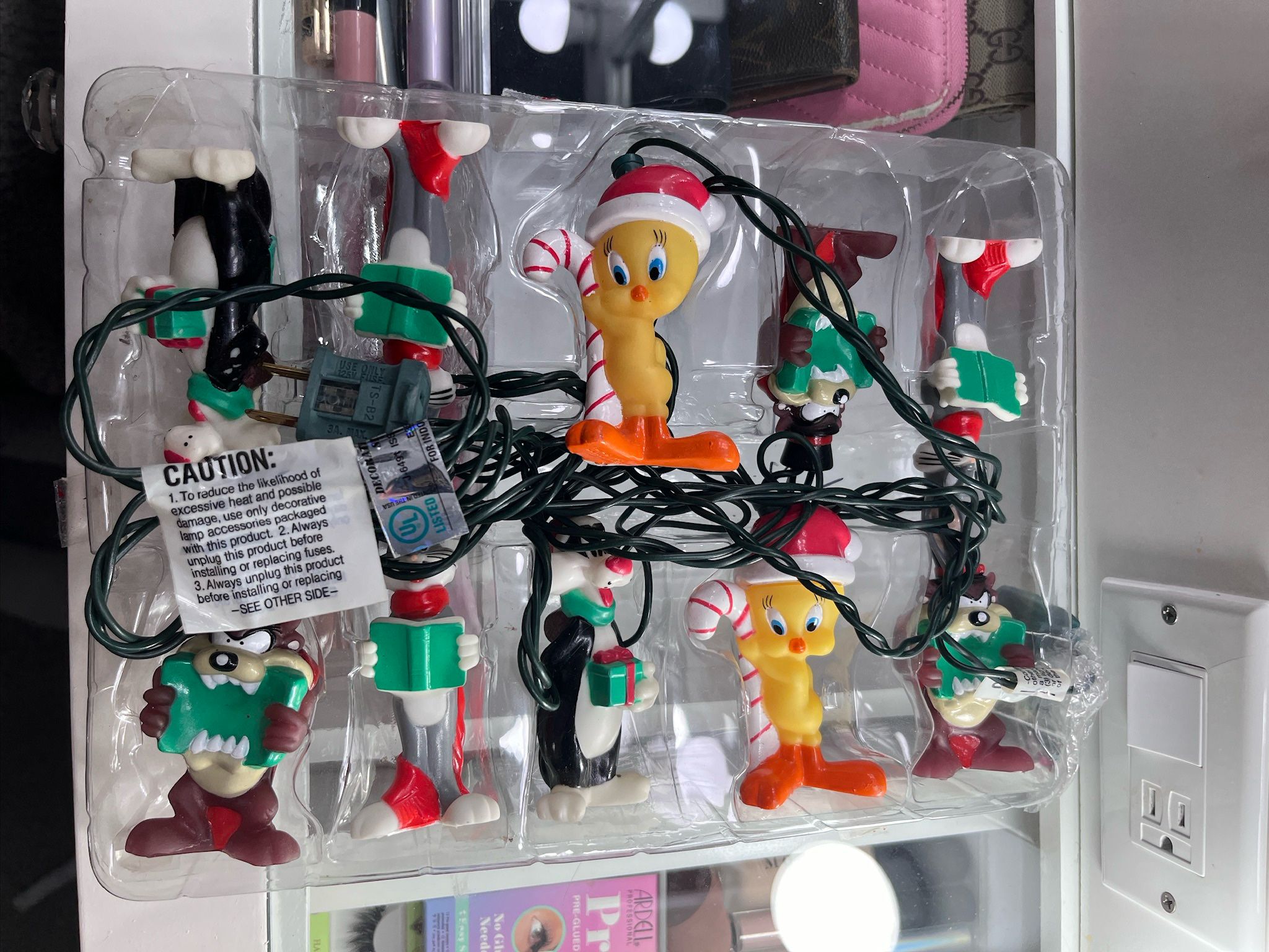 vintage Looney Tones Christmas lights