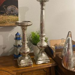 Pottery Barn Candle Holder (2)