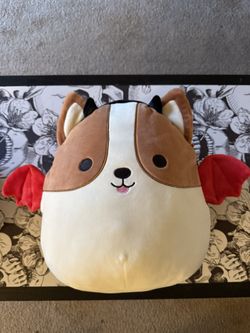 Squishmallow in Devil costume