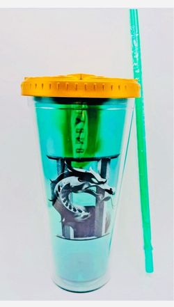 Mortal Kombat Cup with Lid & Straw