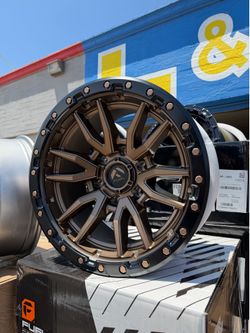 17 x 9 fuel rebel bronze 6 lug 😎✅👀💯😱‼️