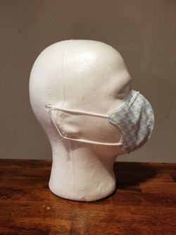 Health face mask for children with breathing valve and nose wire