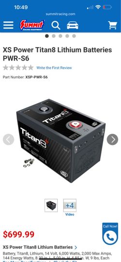 Brand new Titan 8 Battery