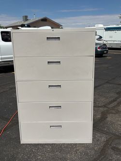 Nice 5 Drawer Metal File/ Tool Cabinet-$55