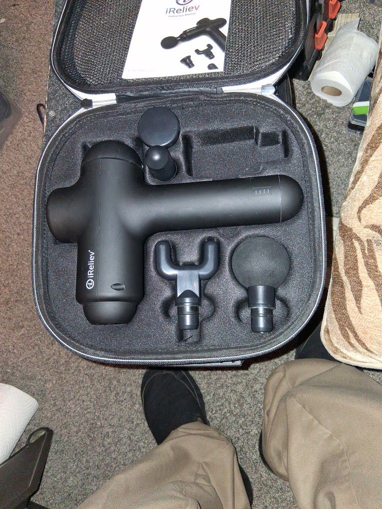 iReliev Percussion Massage Gun