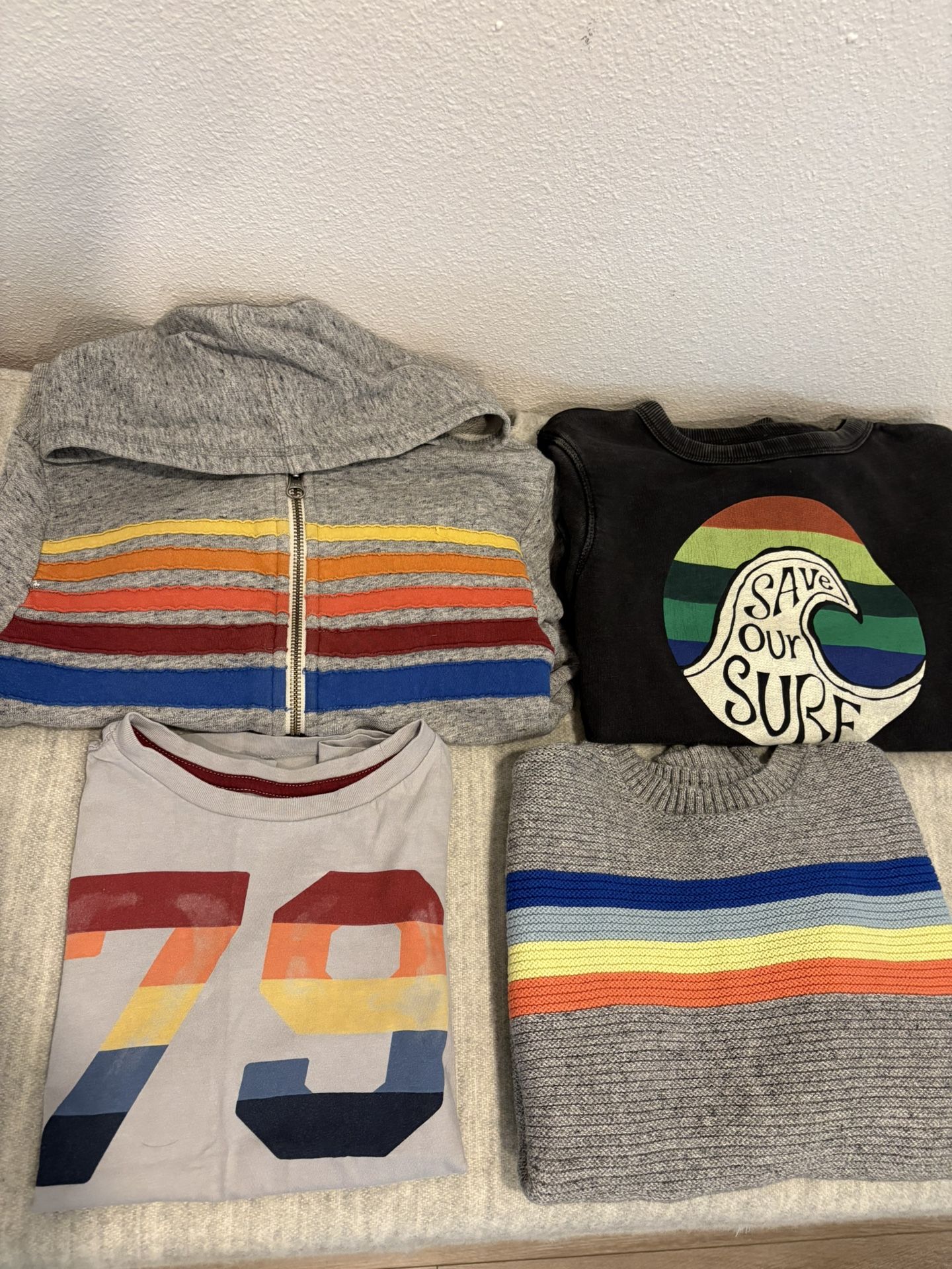 Boys size M (7-8) Gymboree sweater jacket top lot - Simi Valley 
