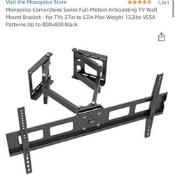 Full Motion TV Wall Mount, New