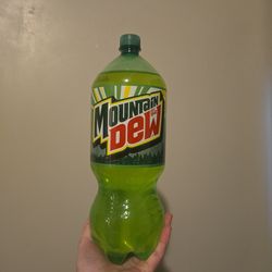 2liter mountain dew shaped like 20 ounce bottle