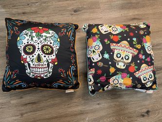 Dia De Los Muertos Decorative Pillows 