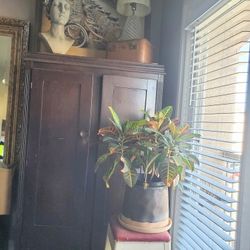 Antique Wardrobe Cabinet 