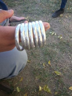 Silver braclets