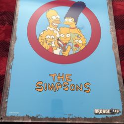 Arcade 1up Tin Simpson Sign 