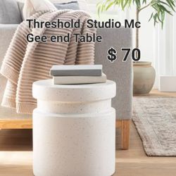 New Ceramic End Table Studio Mc Gee  Threshold 
