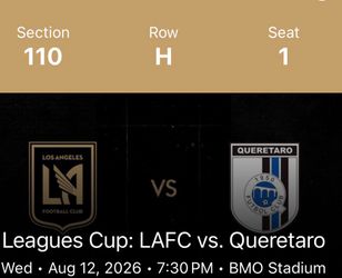 LAFC Leagues Cup Wed 8/12