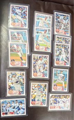 14 Dodgers Cards