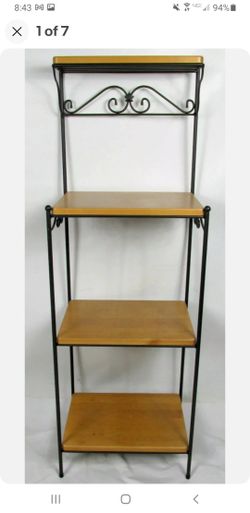 Longaberger Bakers Rack With Shelves