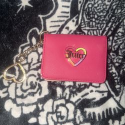 Juicy couture, hot pink wallet