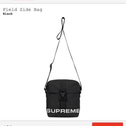 Supreme Field Side Bag Black