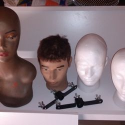 Mannequin Heads assorted 