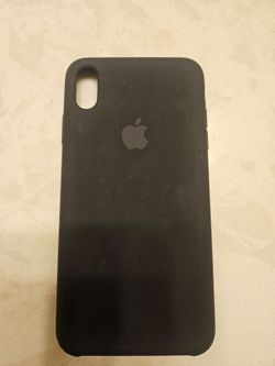 iPhone XS Max Black Silcone Case