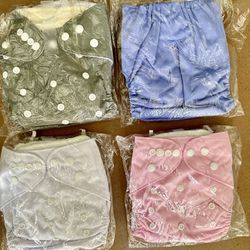 Brand New Cloth Diapers W/inserts 