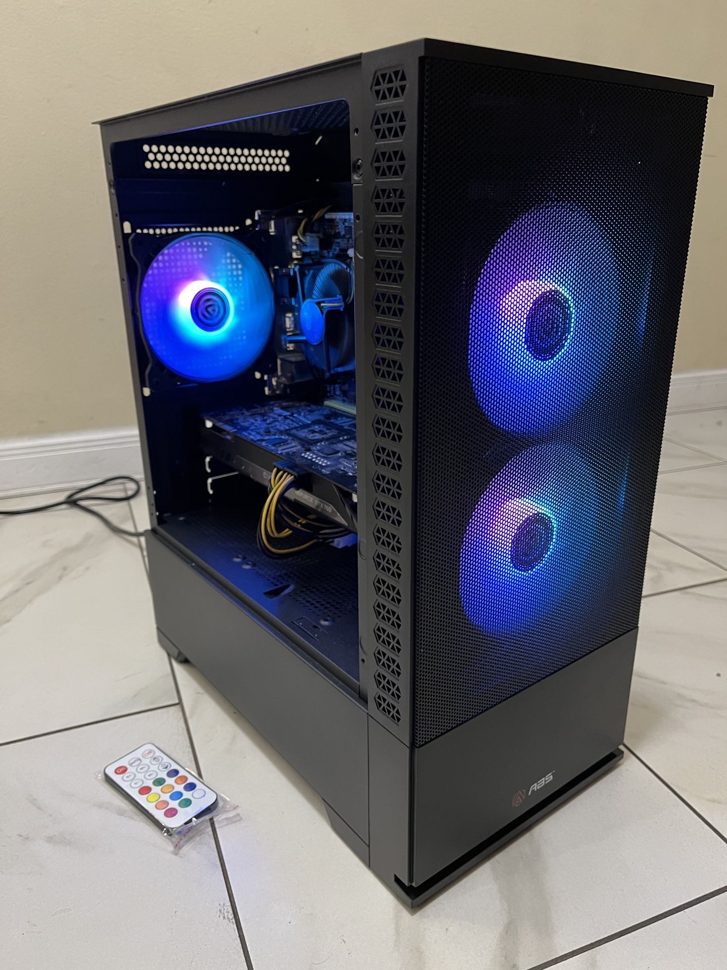 🖥️ Budget RGB Gaming PC – GTX 760, Intel Core i5, 12GB RAM, 256GB SSD+1TB HDD, with RGB Remote
