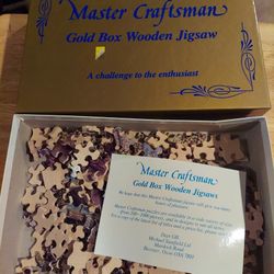 Master Craftsman Gold Box Wooden Jigsaw Puzzle Stone Arches