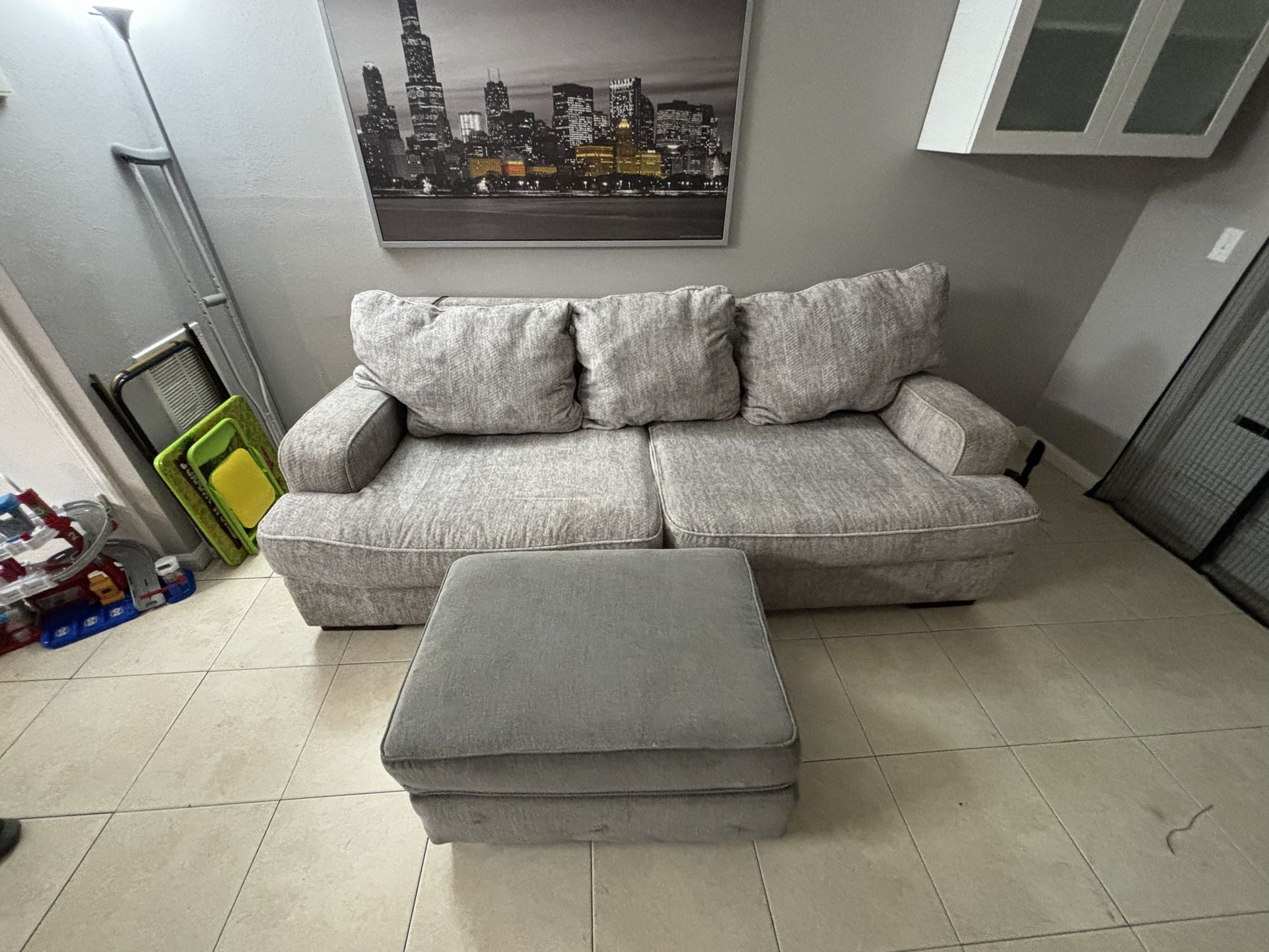 Sofa And Ottoman