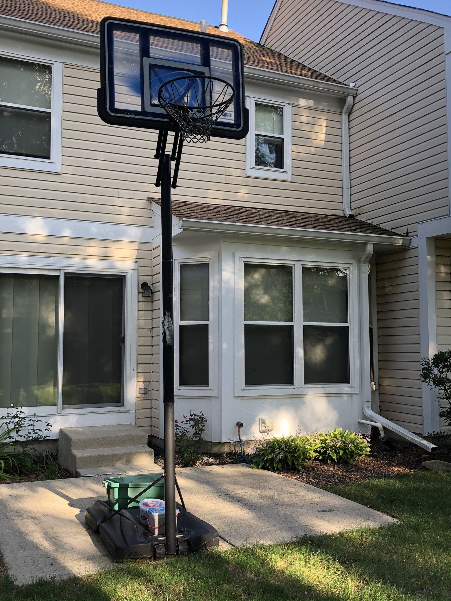 Adjustable Height, Portable Basketball Hoop