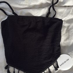 medium cropped fringe shirt 