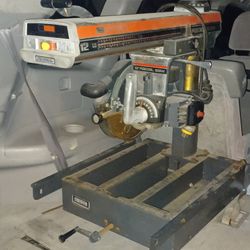 Craftsman radial arm saw 12"