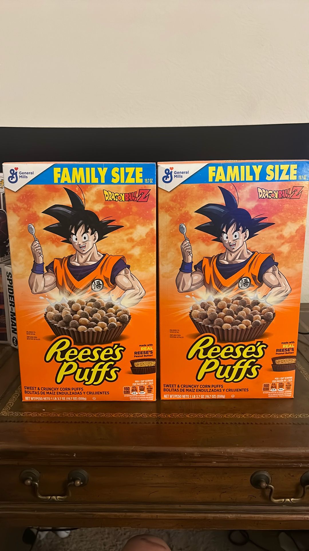 Dragon Ball Z Reese’s Puffs Limited Edition Cereal Boxed