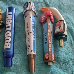 Set Of Used Beer Tap Handles