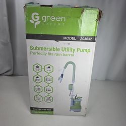 Green Expert 1/3HP Submersible Sump Pump with Unique Flow Sensor Switch