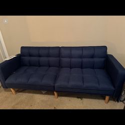 Blue Futon