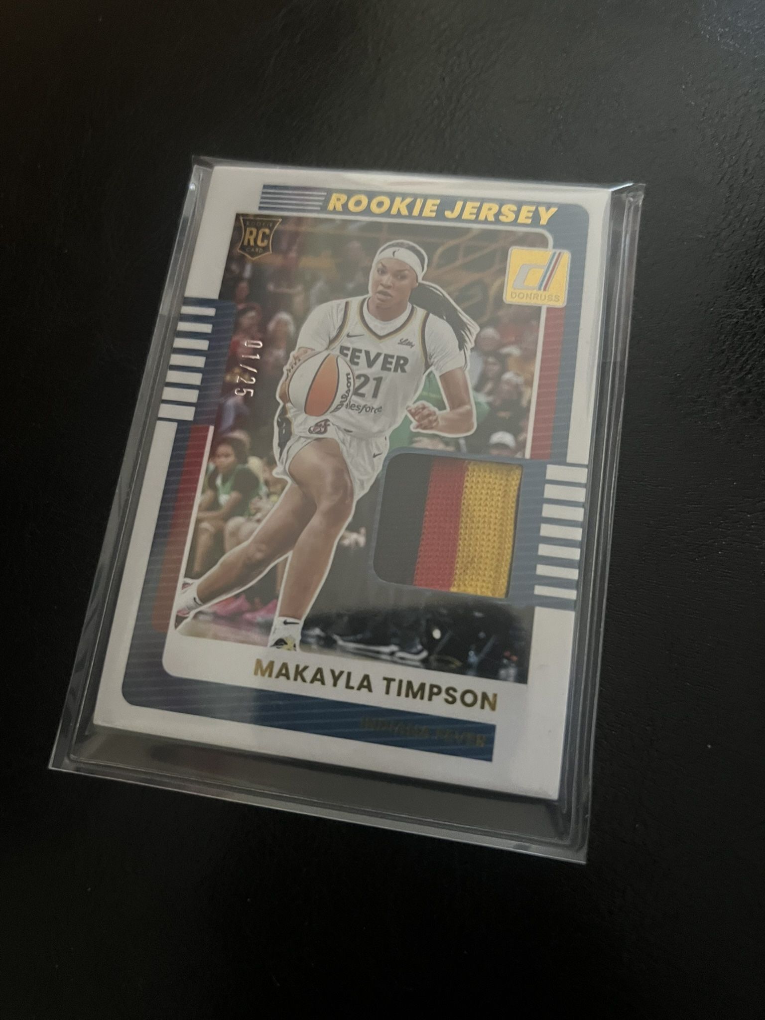 2025 Panini Donruss Wnba Rookie Jersey Makayla Timpson /25