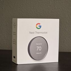 Google Nest Thermostat charcoal