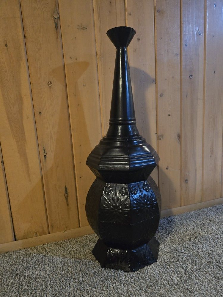 Metal Floor Vase