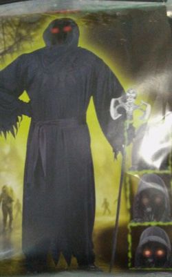 Boy new fade in/out unknown phantom costume boy size xl 14-16 (5 piece set)