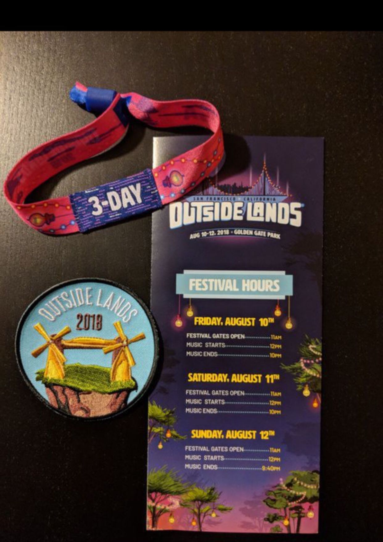 Outside lands ticket 3 day admission