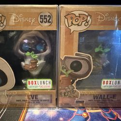 Eve & wall - E Funko pops