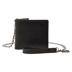 Leather Chain Wallet , black. Indian Motorcycles