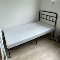 Twin Bed with mattress