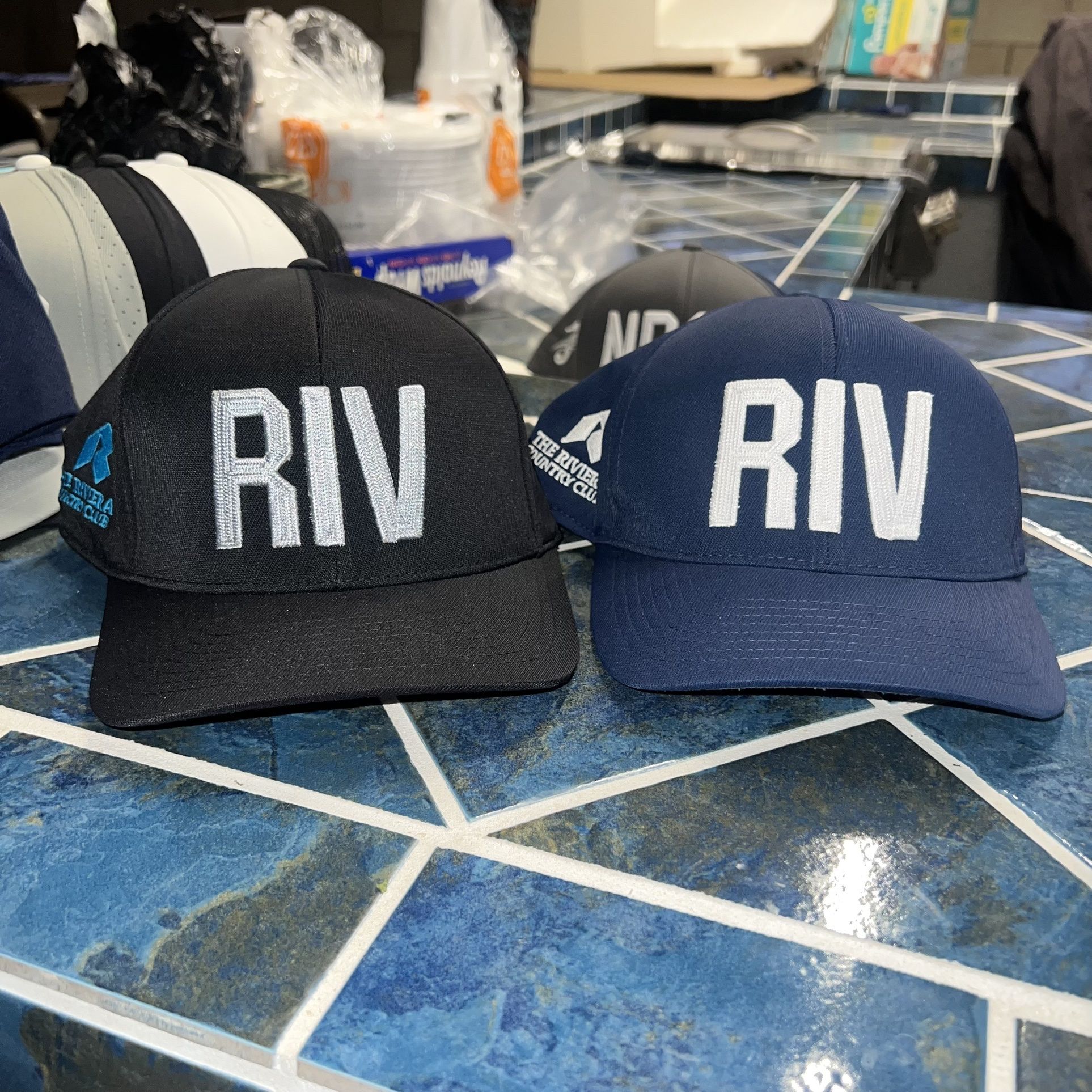 2pc G4 G/Fore RIV Los Angeles Riviera Country Club Golf Hat Black