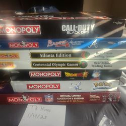 Monopoly Games (PLEASE READ DESCRIPTION)