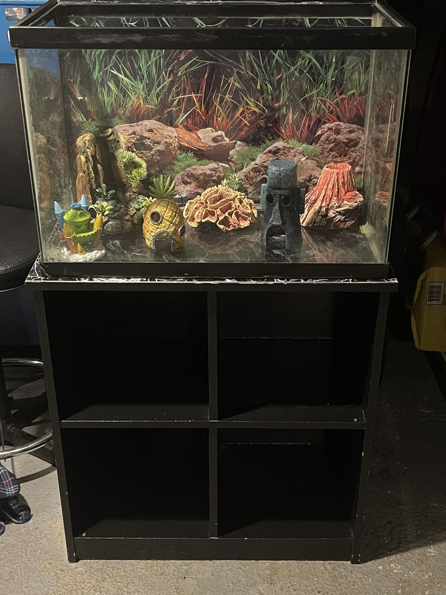 30 Fish Tank And Stand
