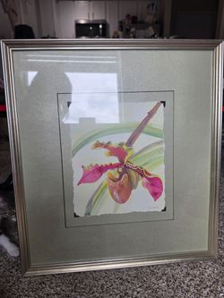4 Framed paintings $40 each