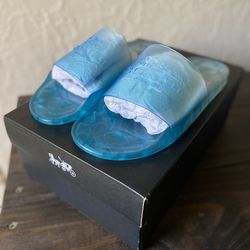 Gucci Rubber Slides (Sea mist) OBO