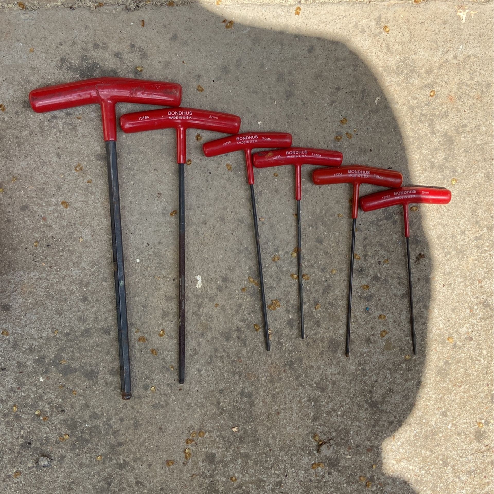 Bondhus T Shaped Metric Hex Tools