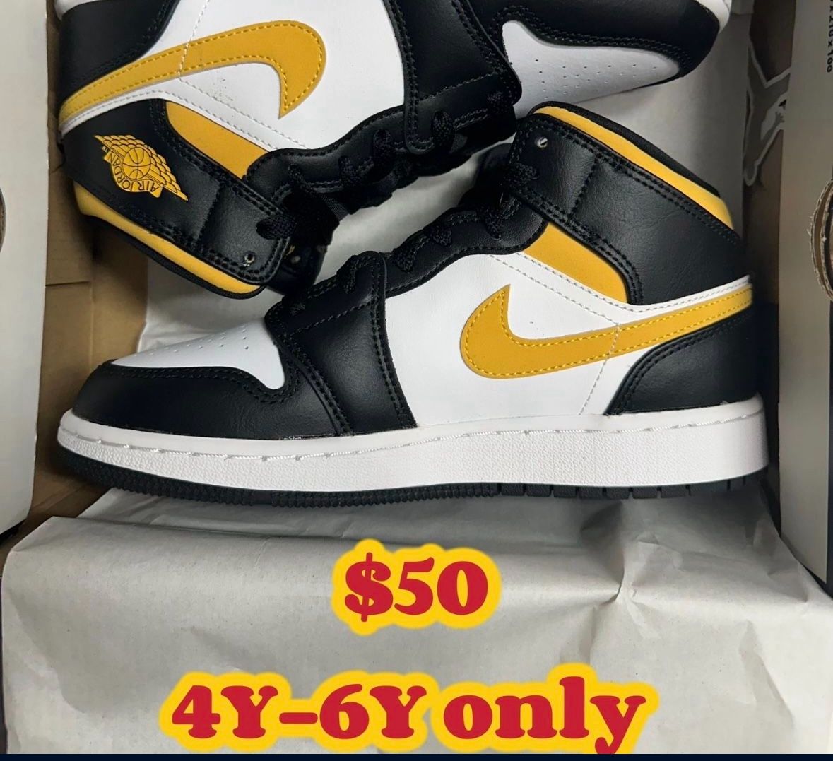Air Jordan 1 Mid Pollen GS 